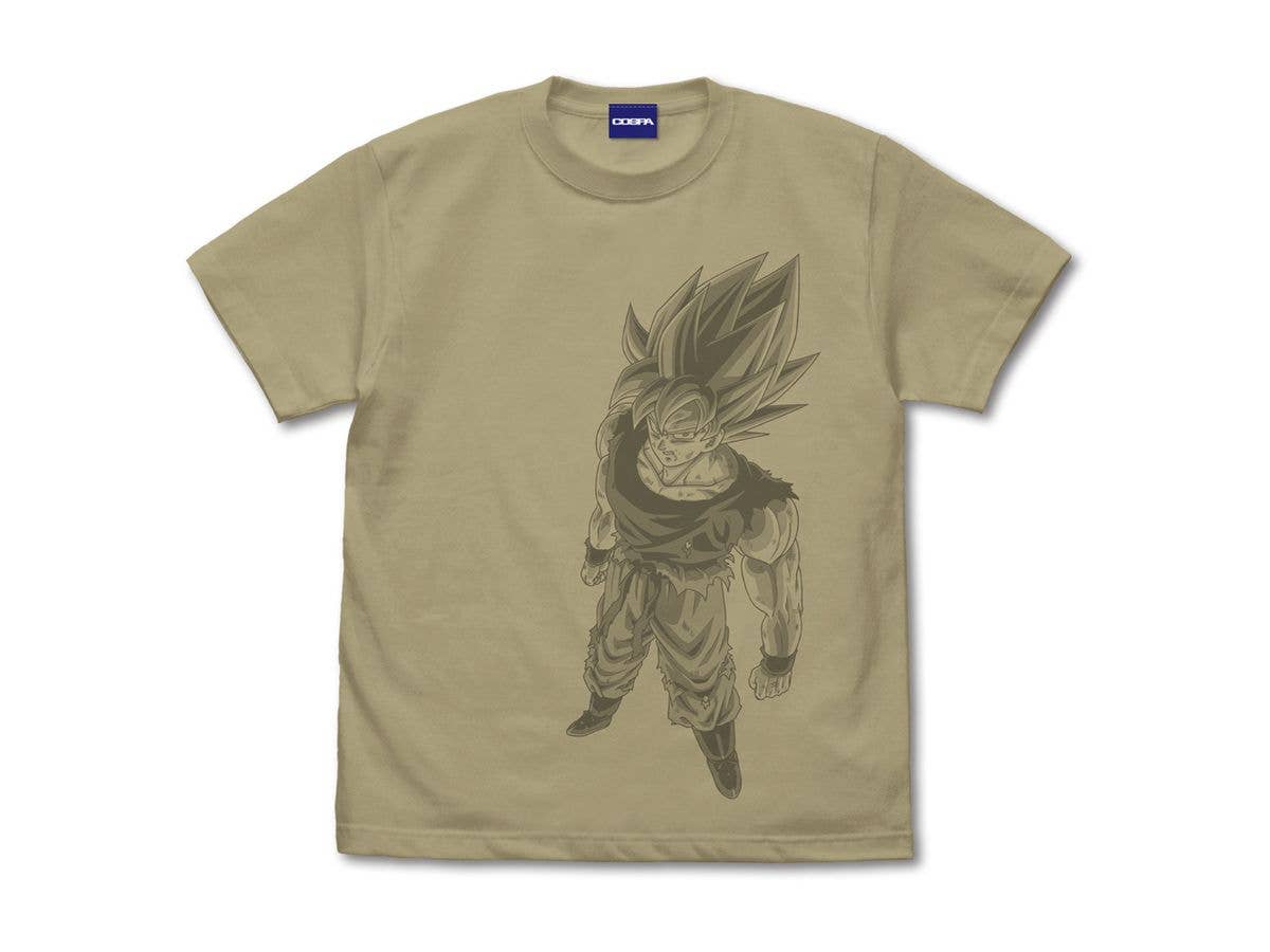 ドラゴンボールZ: 超サイヤ人 孫悟空 Tシャツ SAND KHAKI L