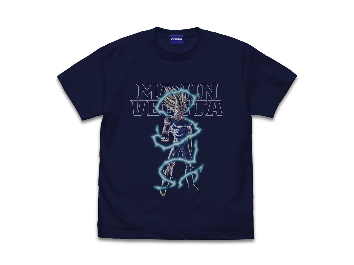 ドラゴンボールZ: 魔人ベジータ Tシャツ / NAVY-XL