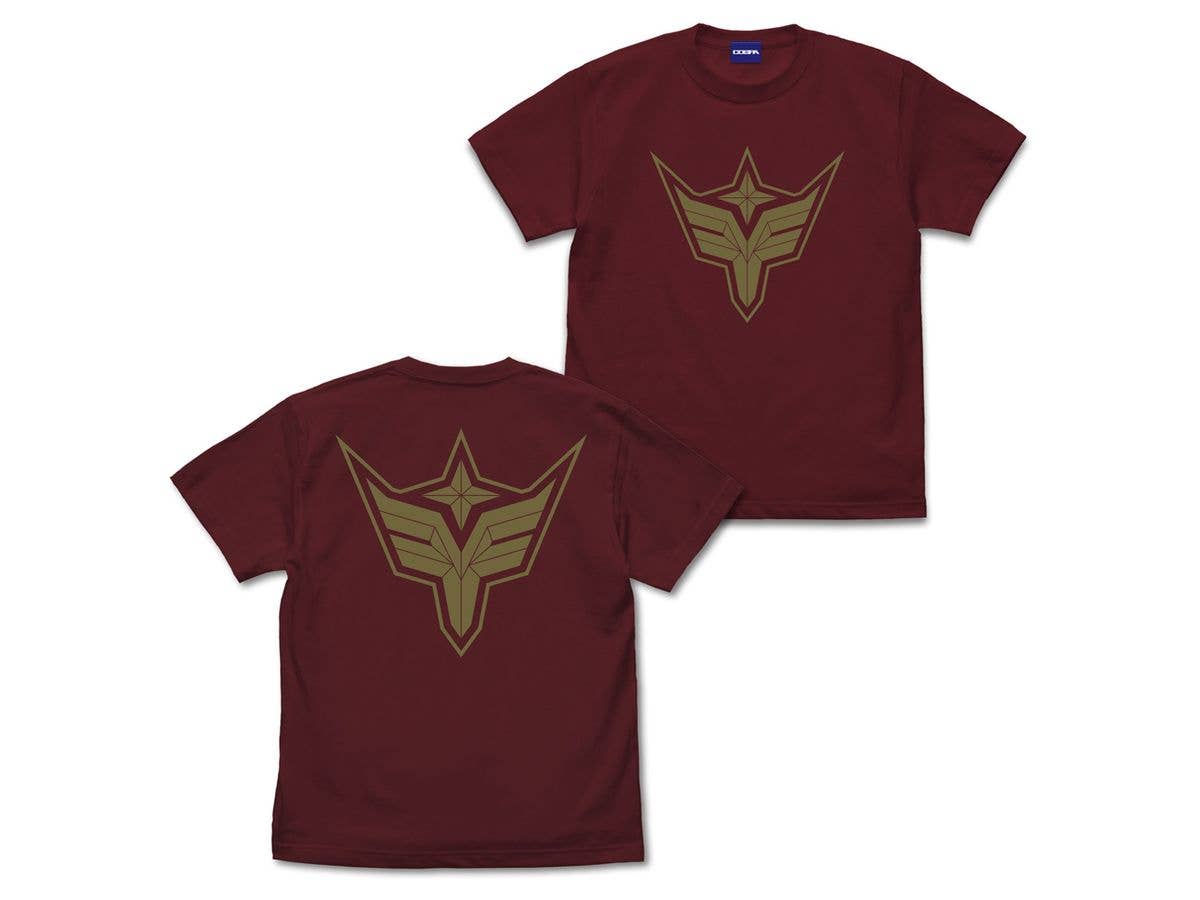 勇気爆発バーンブレイバーン: ブレイバーンロゴ Tシャツ BURGUNDY L