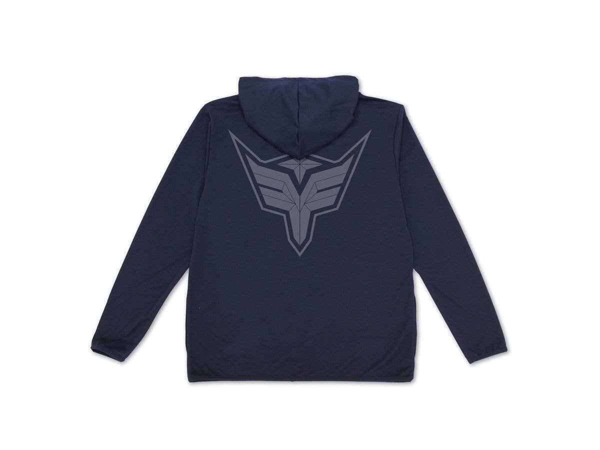 勇気爆発バーンブレイバーン: ブレイバーンロゴ 薄手ドライパーカー NAVY XL