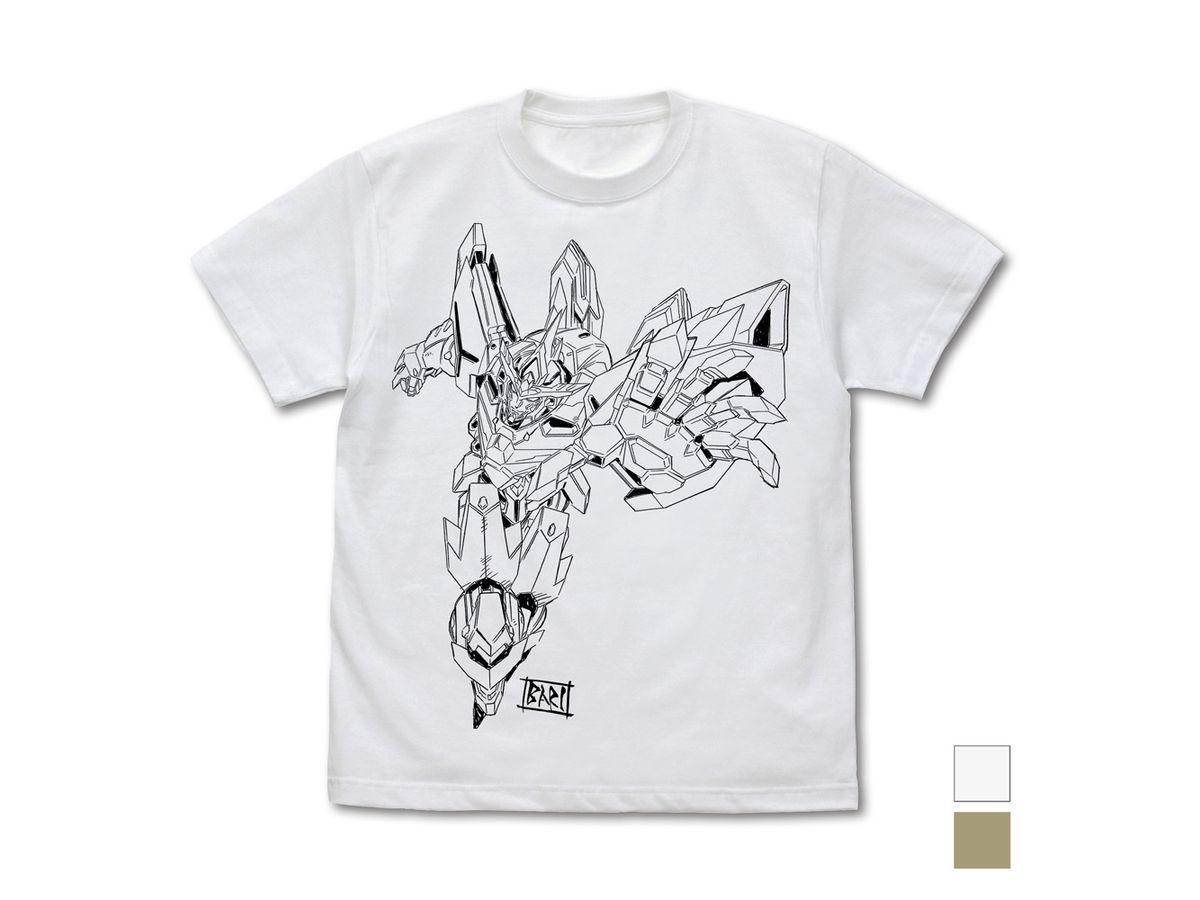 勇気爆発バーンブレイバーン: 描き下ろし ブレイバーン Tシャツ WHITE XL