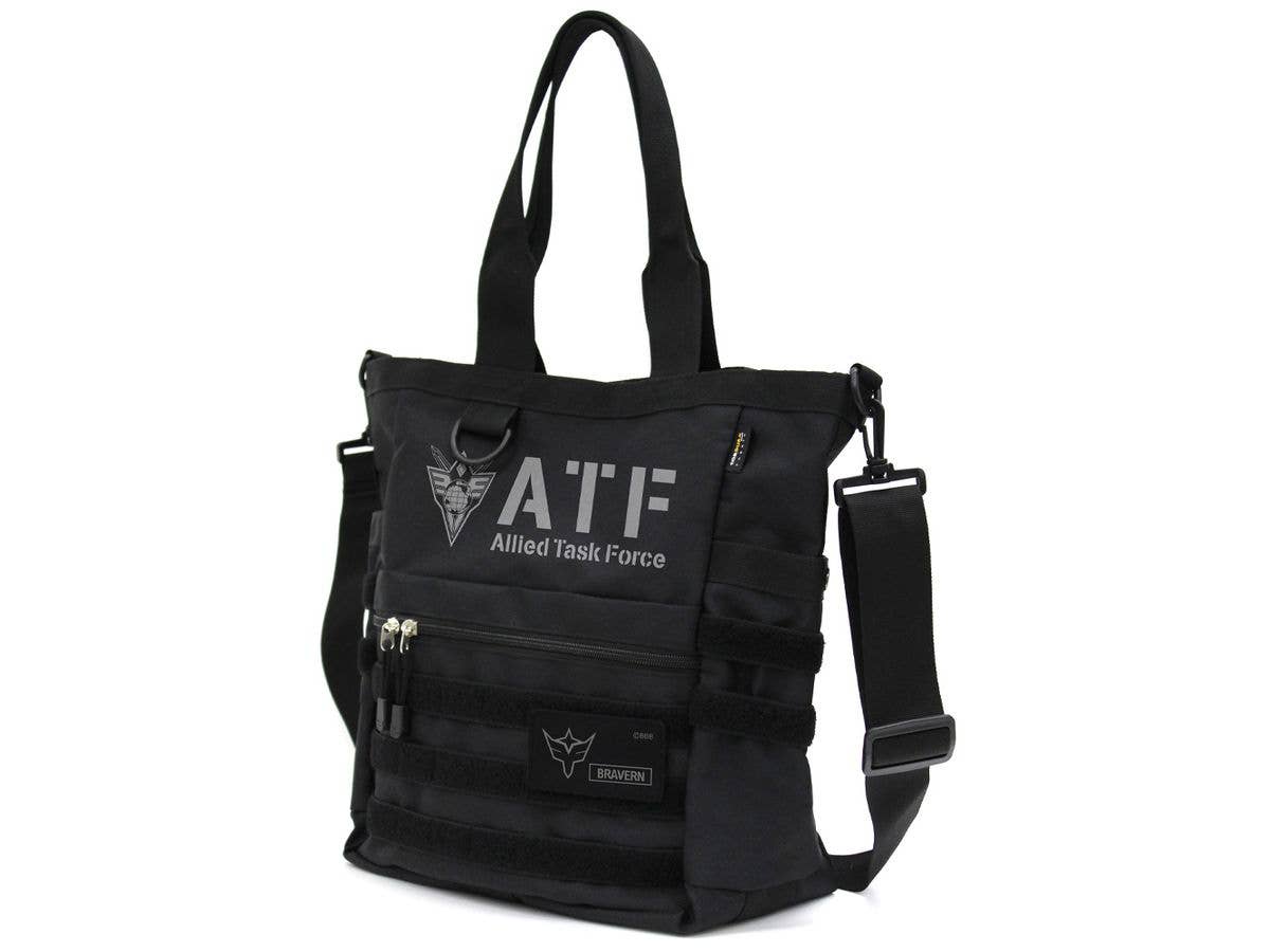 勇気爆発バーンブレイバーン: 多国籍任務部隊 (ATF) ファンクショナルトートバッグ BLACK