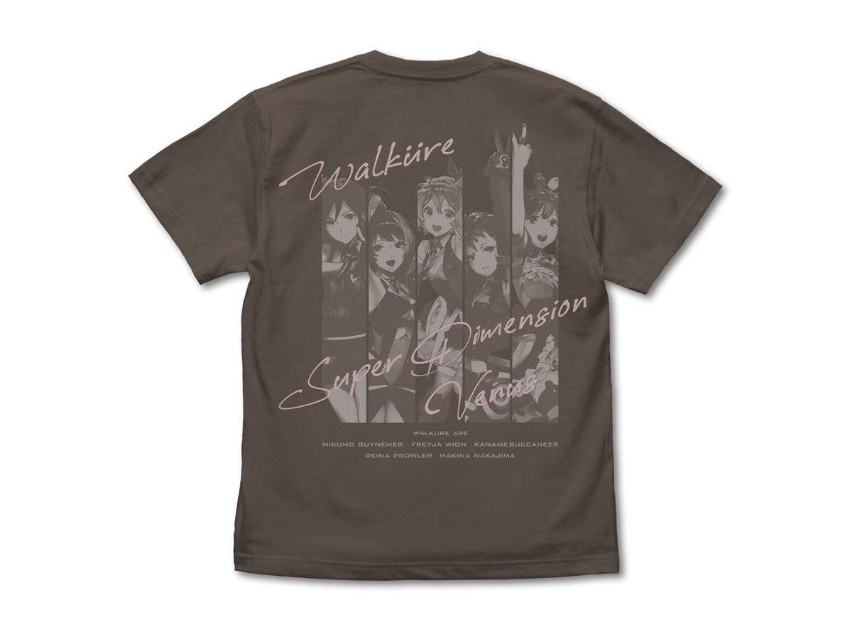 マクロスデルタ: We're ワルキューレ Tシャツ/CHARCOAL-S