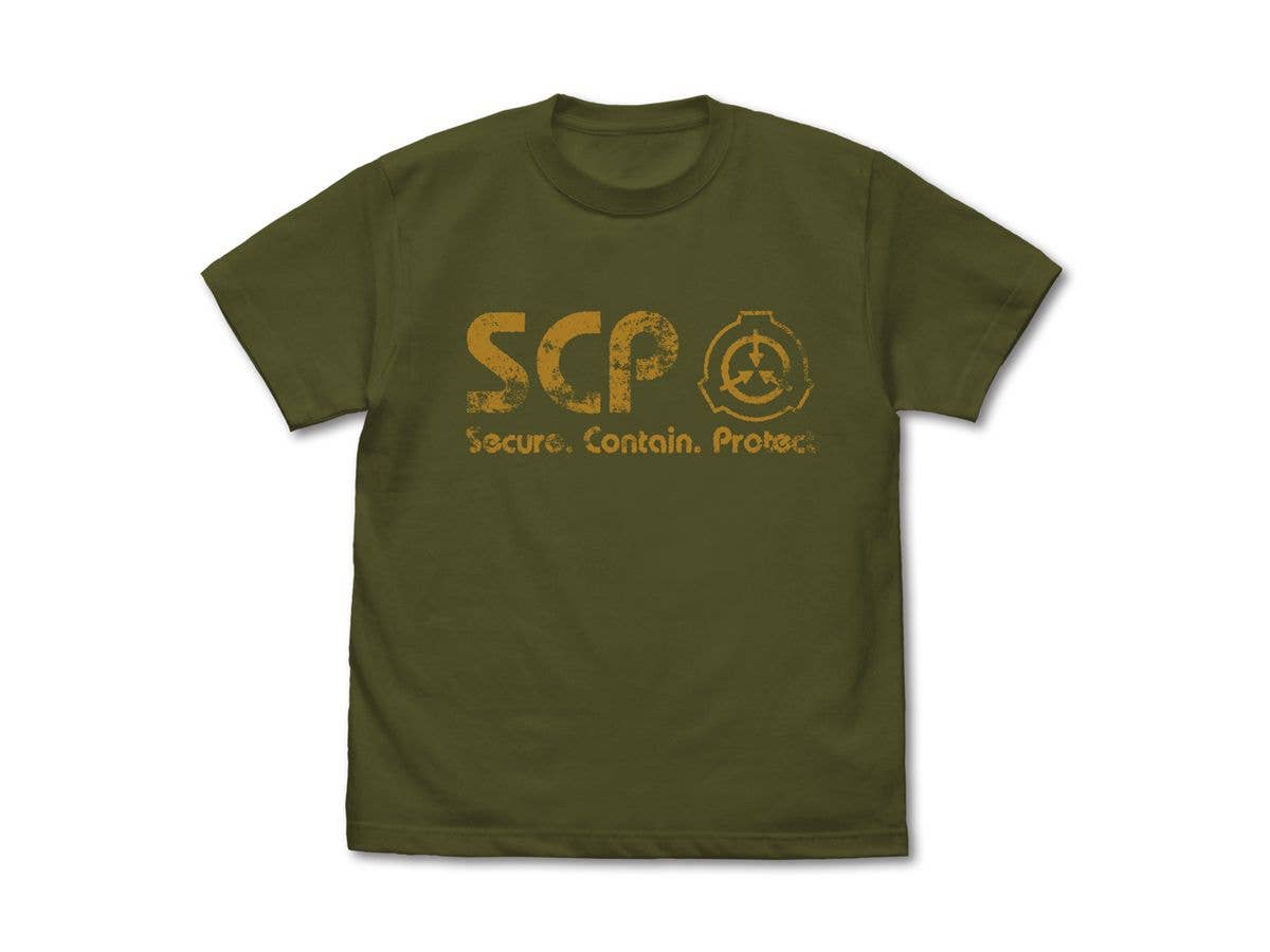 SCP財団 ヴィンテージロゴ Tシャツ / MOSS-XL
