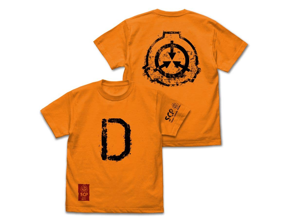 SCP財団 Dクラス職員 Tシャツ / ORANGE-L