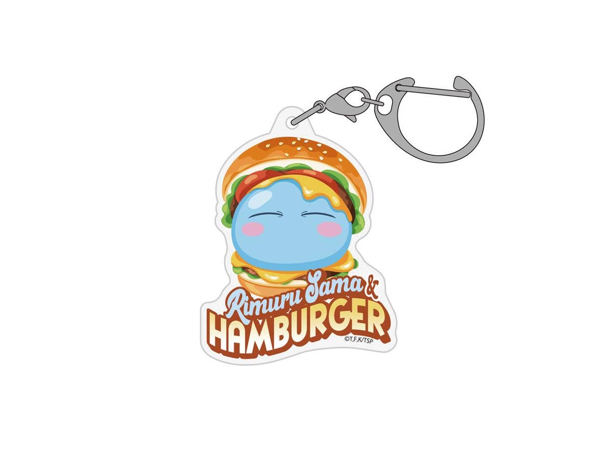 転生したらスライムだった件: ハンバーガーに挟まれたリムル様 アクリルマルチキーホルダー