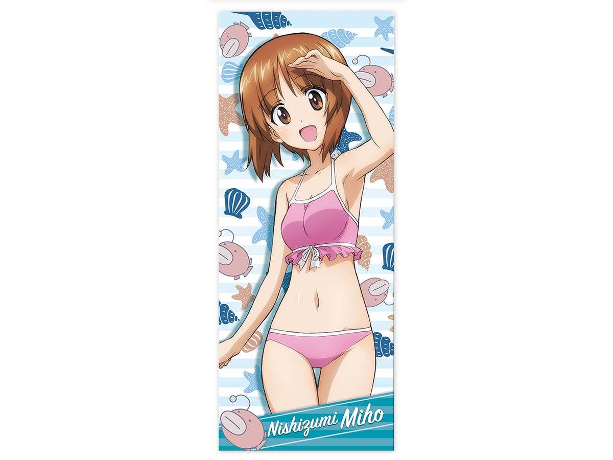 ガールズ &パンツァー 最終章: 西住みほ ハイブリッドフェイスタオル 水着Ver.