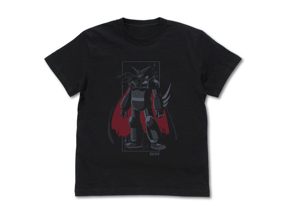 真(チェンジ!!)ゲッターロボ 世界最後の日: ブラックゲッター Tシャツ/BLACK-XL