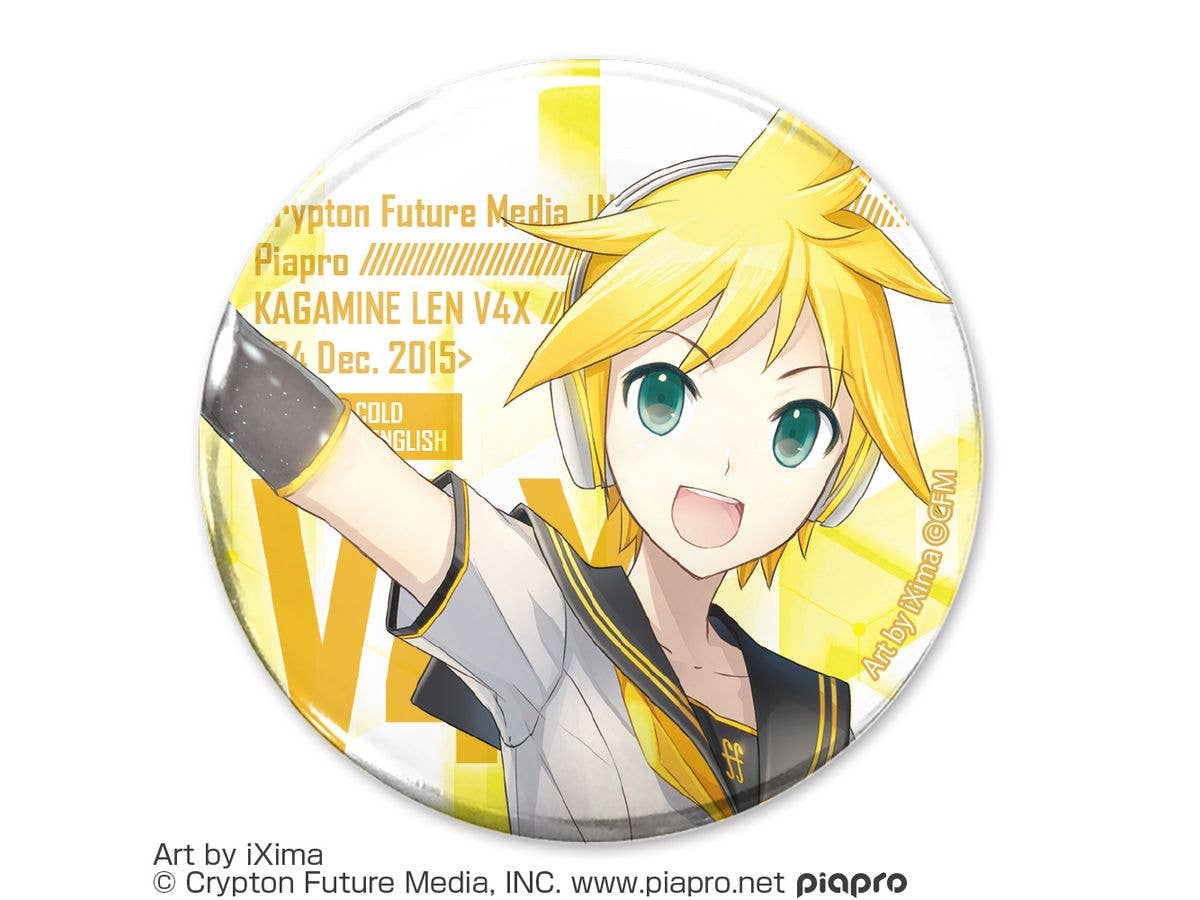 鏡音レン V4X 65mm缶バッジ