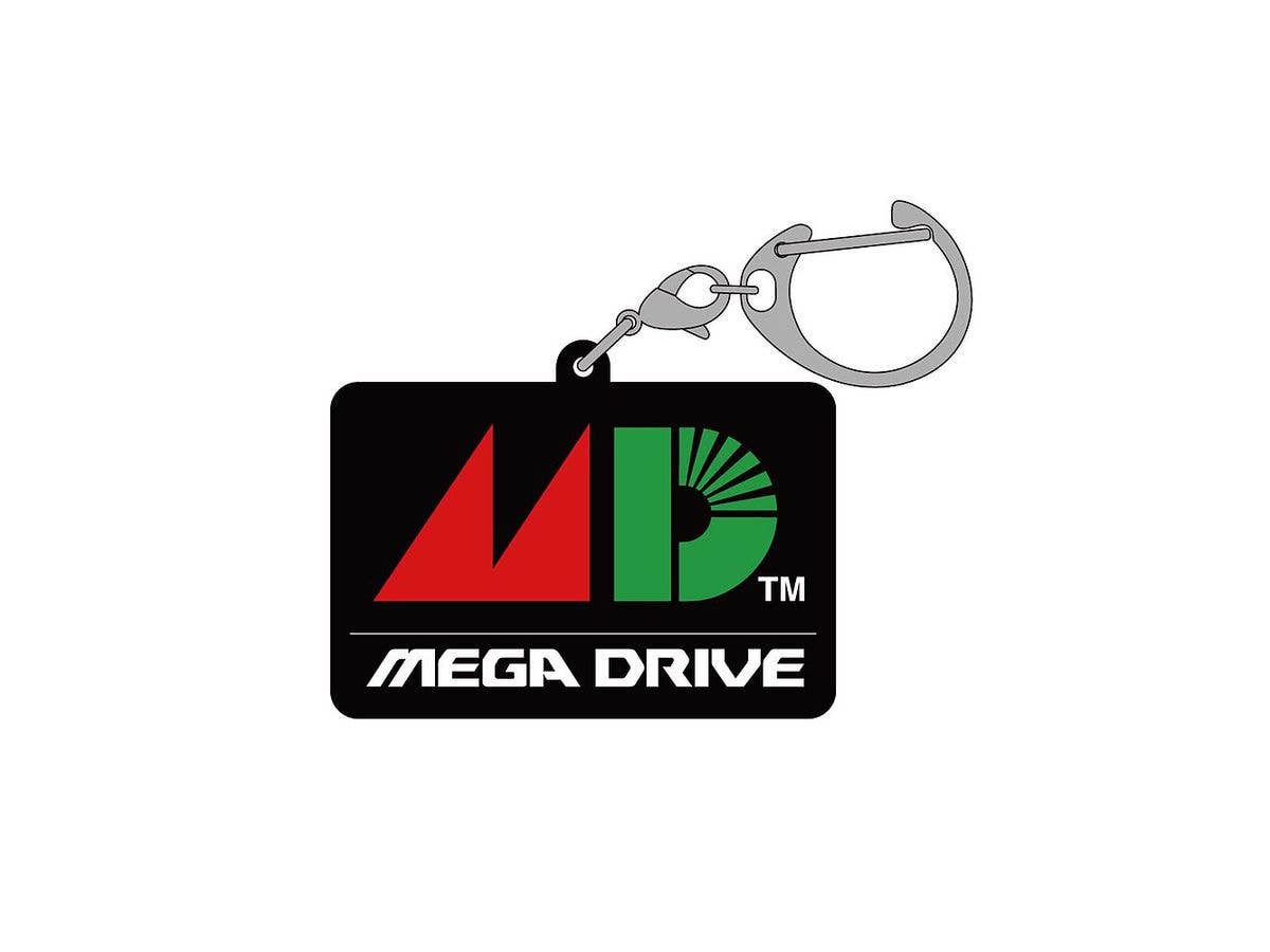 メガドライブ ロゴ ラバーキーホルダー