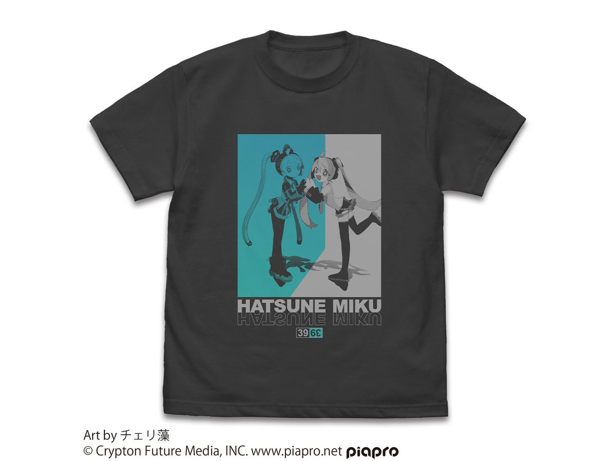 初音ミク Tシャツ チェリ藻 Ver. / SUMI-XL