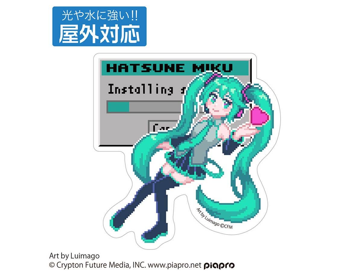 初音ミク 屋外対応ステッカー Luimago Ver.
