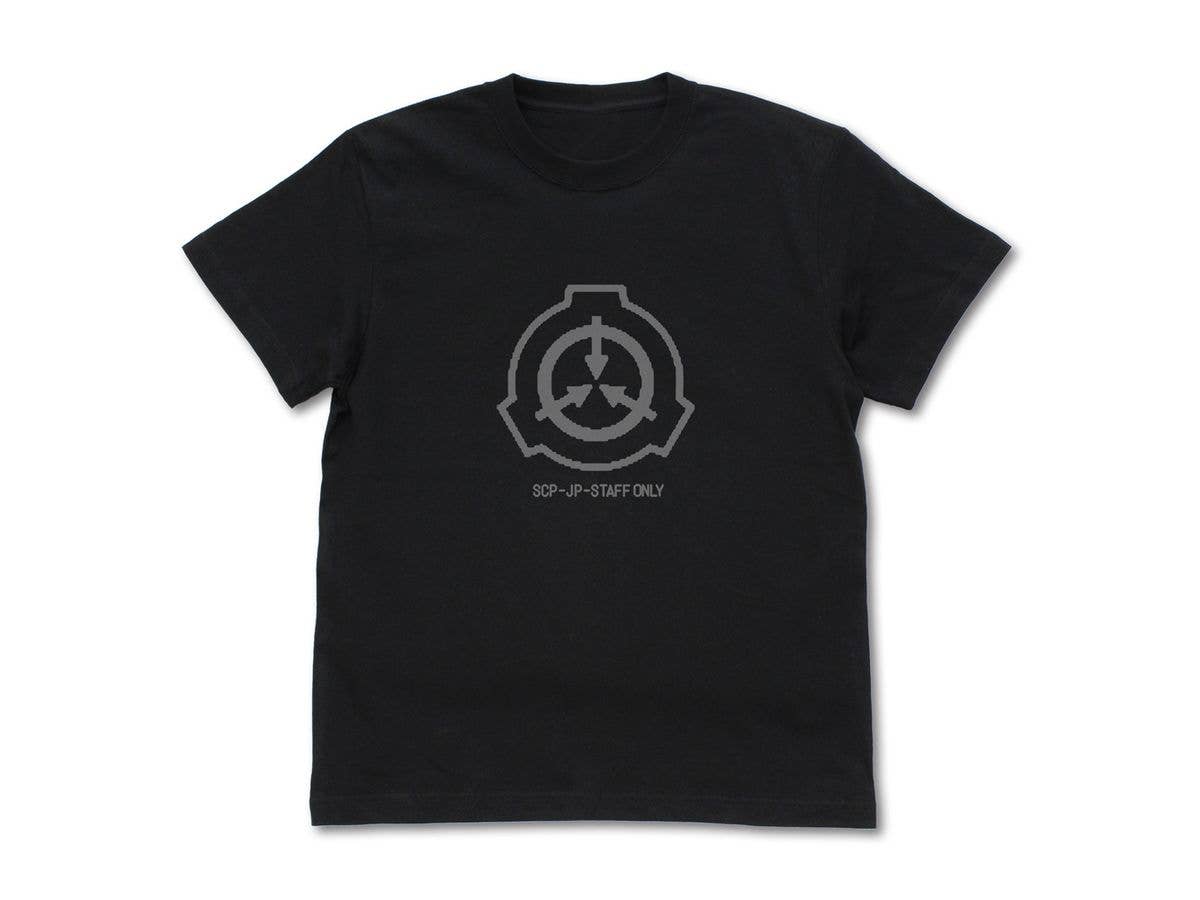 SCP財団 日本支部 Tシャツ / BLACK-L