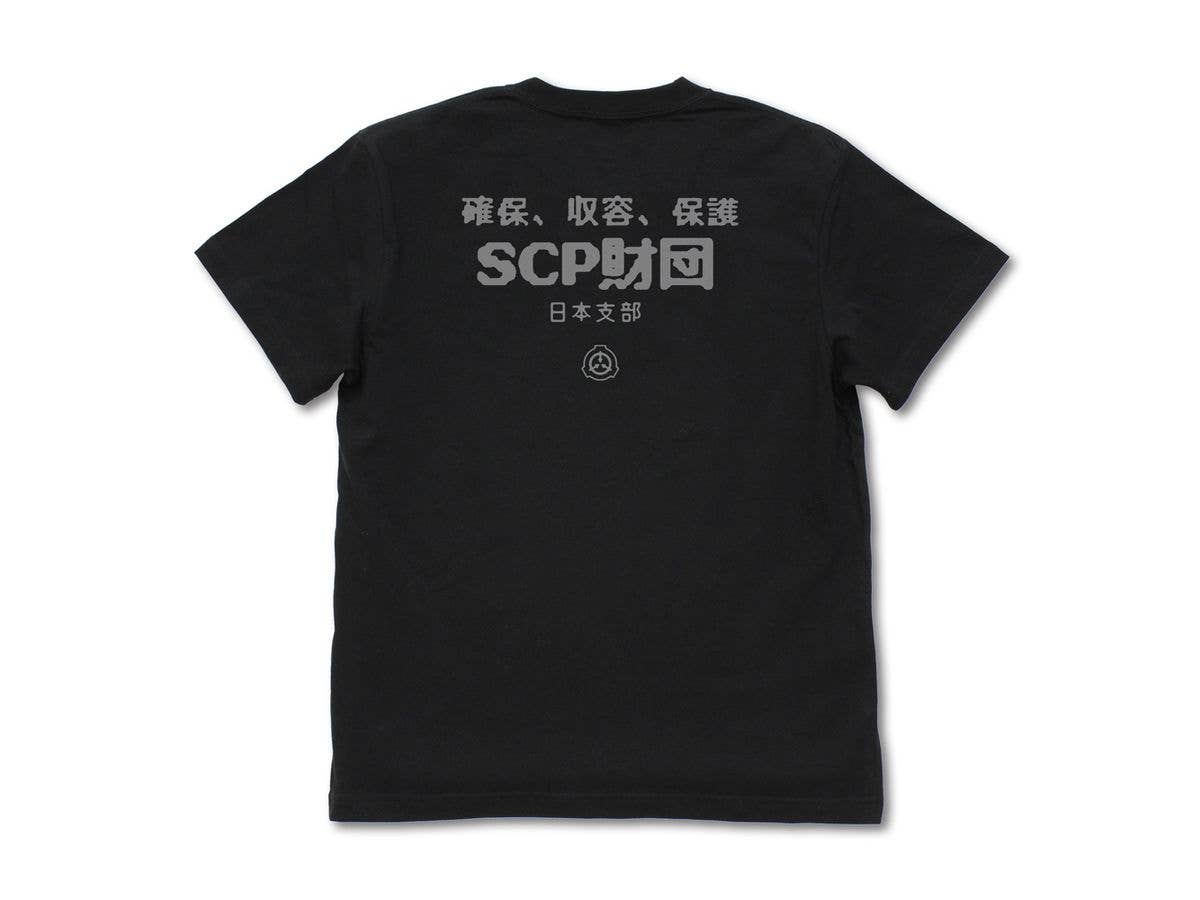 SCP財団 日本支部 Tシャツ / BLACK-XL