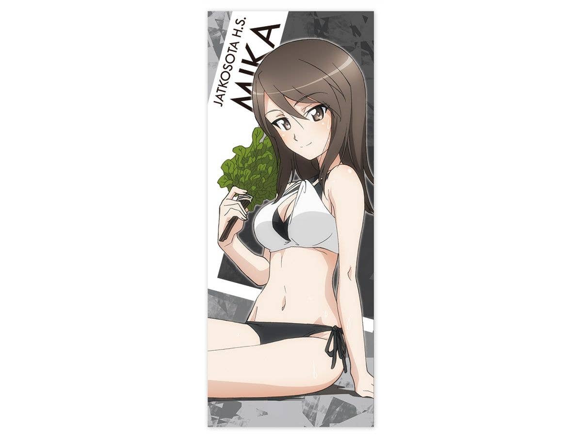 ガールズ & パンツァー 最終章: ミカ ハイブリッドフェイスタオル 水着 Ver.