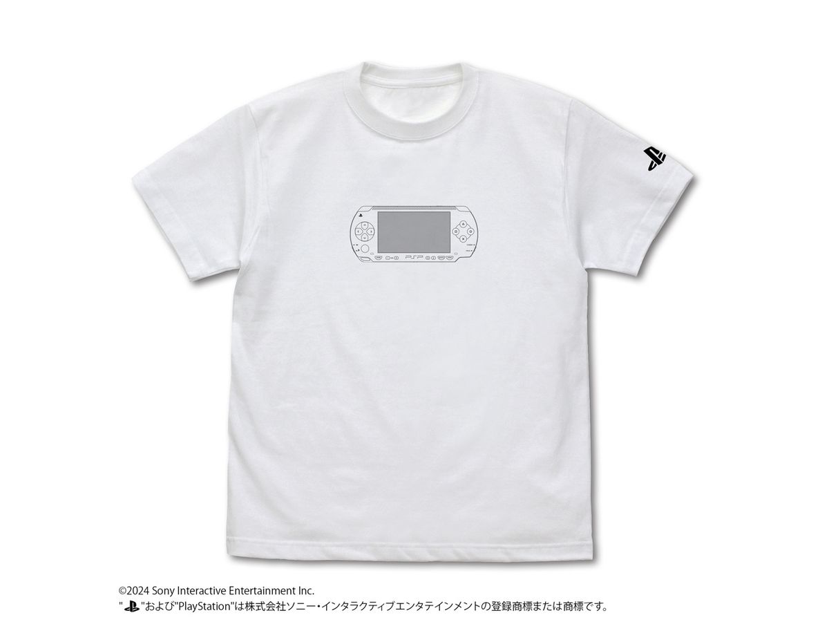 プレイステーション: Tシャツ for PSP (PlayStationPortable) / WHITE-XL