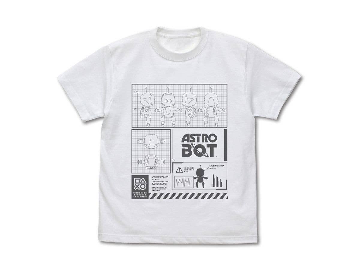 ASTRO BOT: アストロ ディテール Tシャツ / WHITE-L