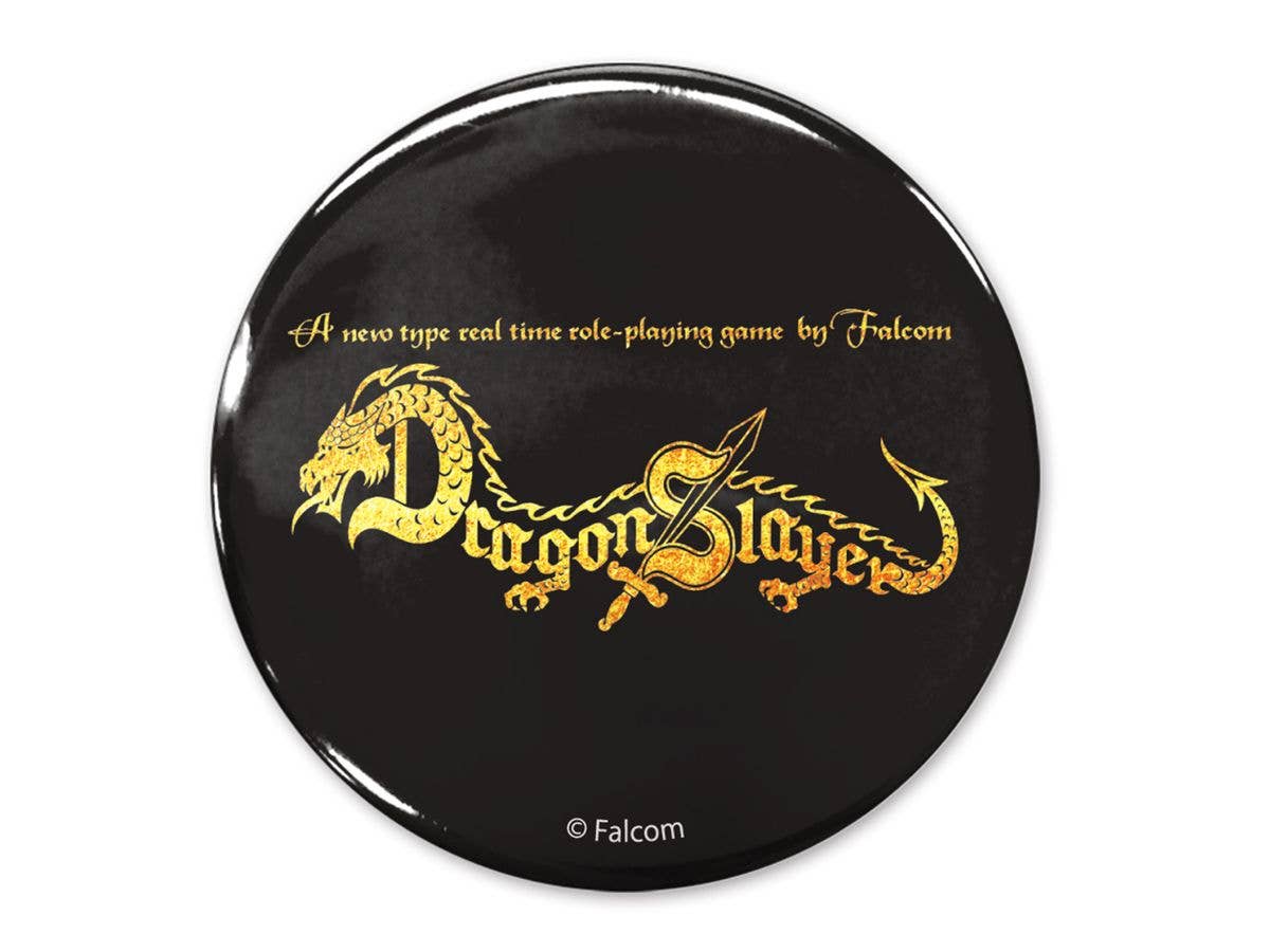 ドラゴンスレイヤー ロゴ 65mm 缶バッジ