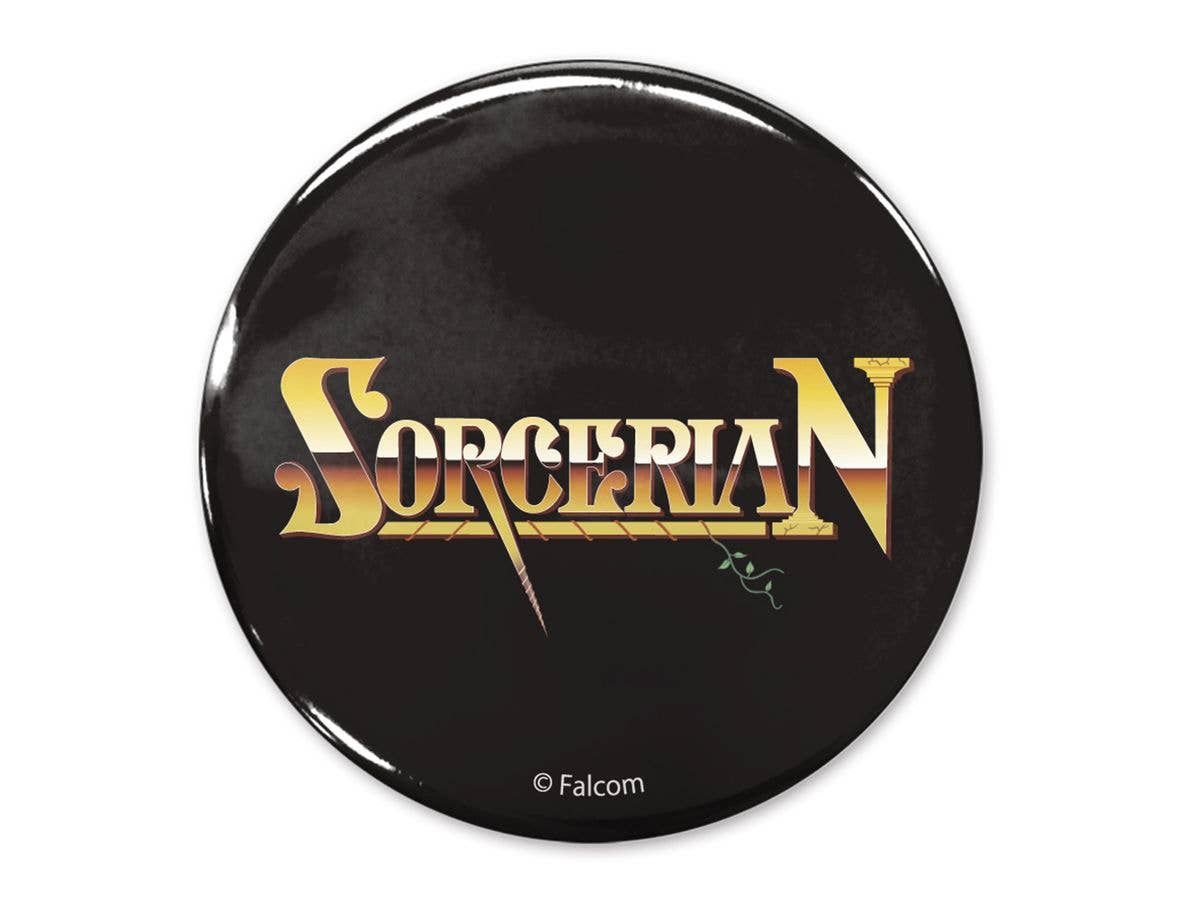 ソーサリアン ロゴ 65mm 缶バッジ