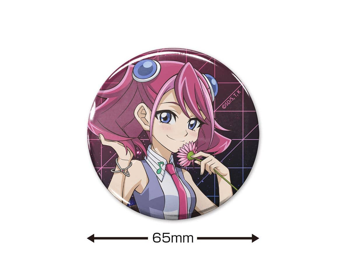 遊戯王ARC-V: 描き下ろし 柊柚子 65mm缶バッジ 一輪のゆらめきVer.
