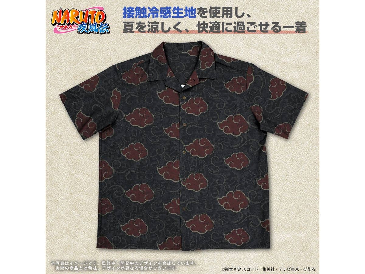 NARUTO-ナルト- 疾風伝: 暁 アロハシャツ / M