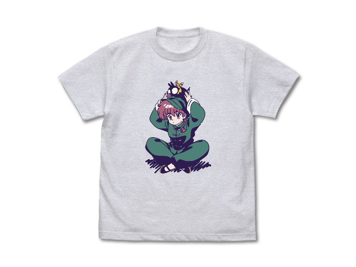らんま1 / 2: らんまとPちゃん Tシャツ / ASH-L
