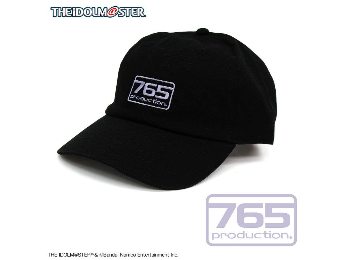 アイドルマスター: 765プロ 刺繍ローキャップ / BLACK