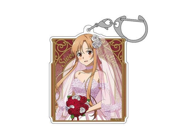 ソードアート・オンライン: 描き下ろし アスナ アクリルマルチキーホルダー ウェディングドレスVer.