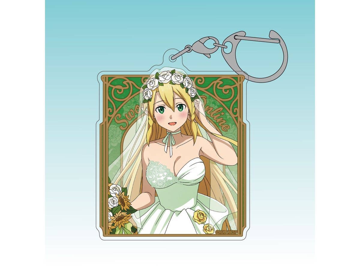 ソードアート・オンライン: 描き下ろし リーファ アクリルマルチキーホルダー ウェディングドレスVer.