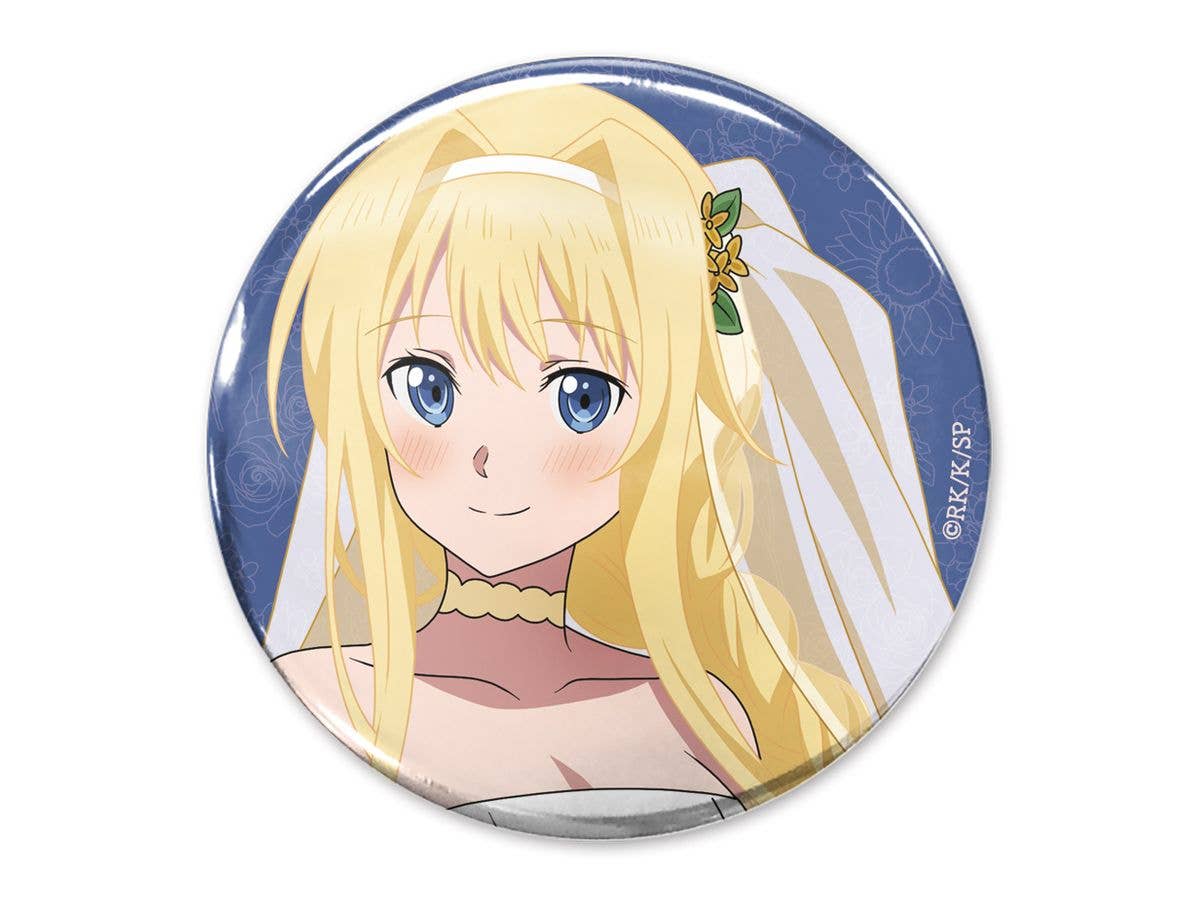 ソードアート・オンライン: 描き下ろし アリス 65mm缶バッジ ウェディングドレスVer.