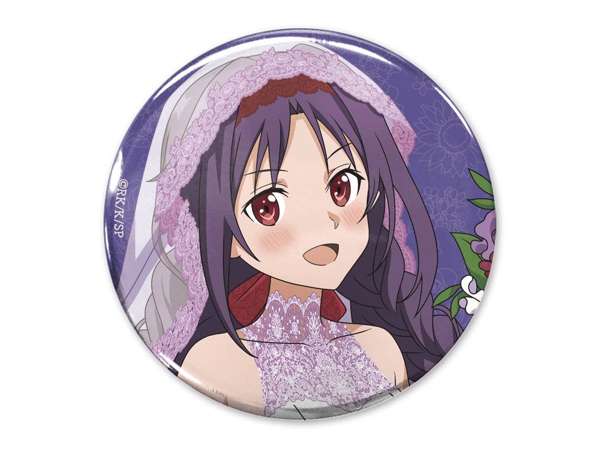 ソードアート・オンライン: 描き下ろし ユウキ 65mm缶バッジ ウェディングドレスVer.