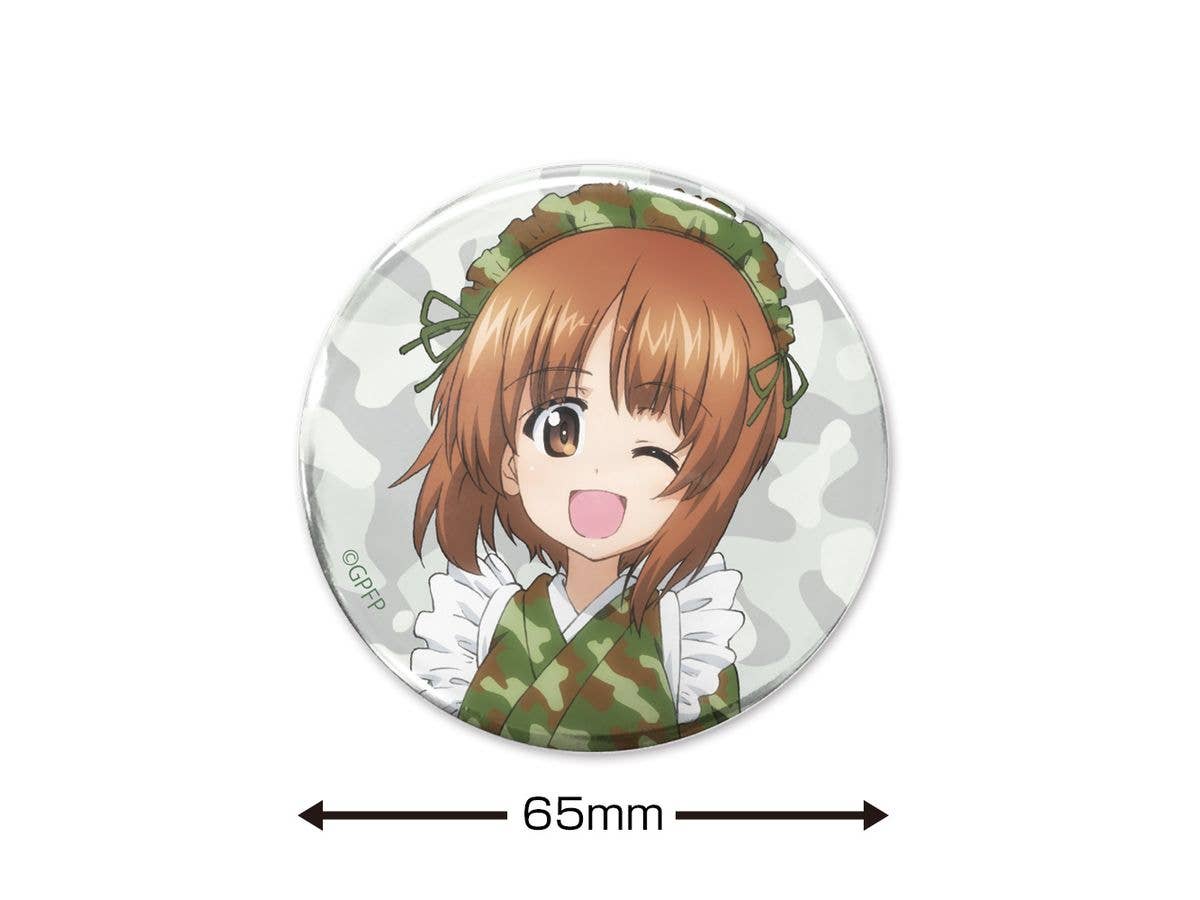 ガールズ & パンツァー 最終章: 西住みほ 65mm缶バッジ ミリタリーメイドver.