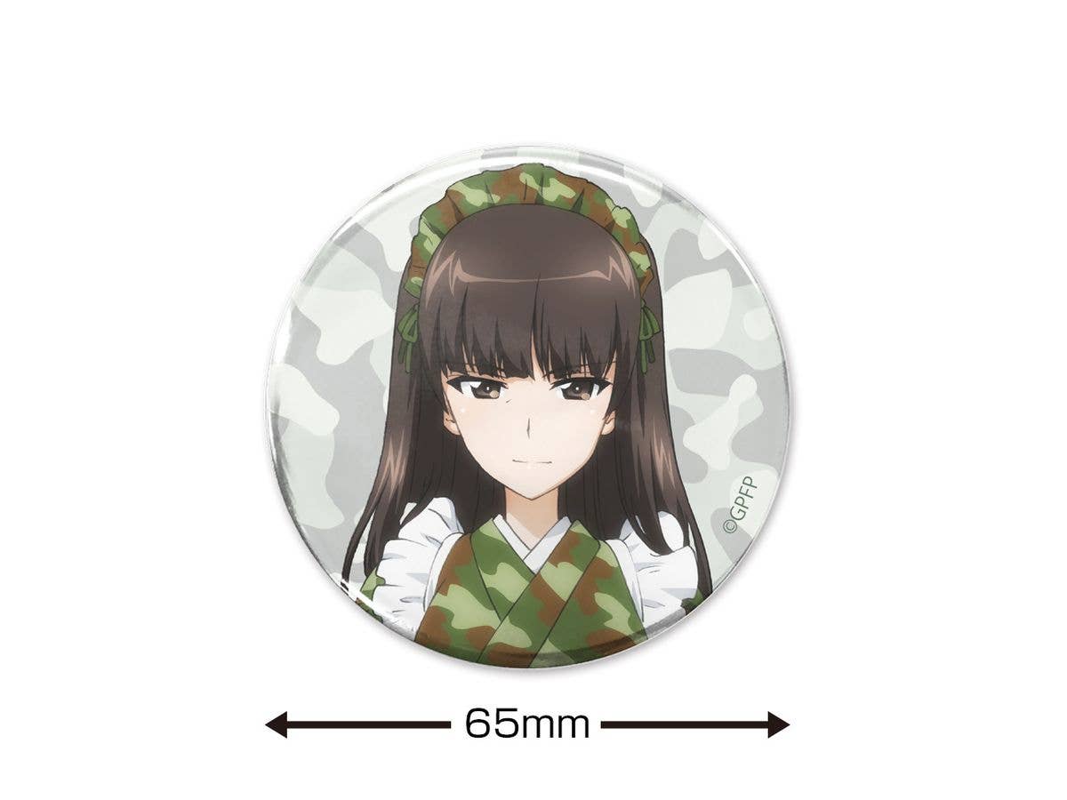 ガールズ & パンツァー 最終章: 西住しほ 65mm缶バッジ ミリタリーメイドver.