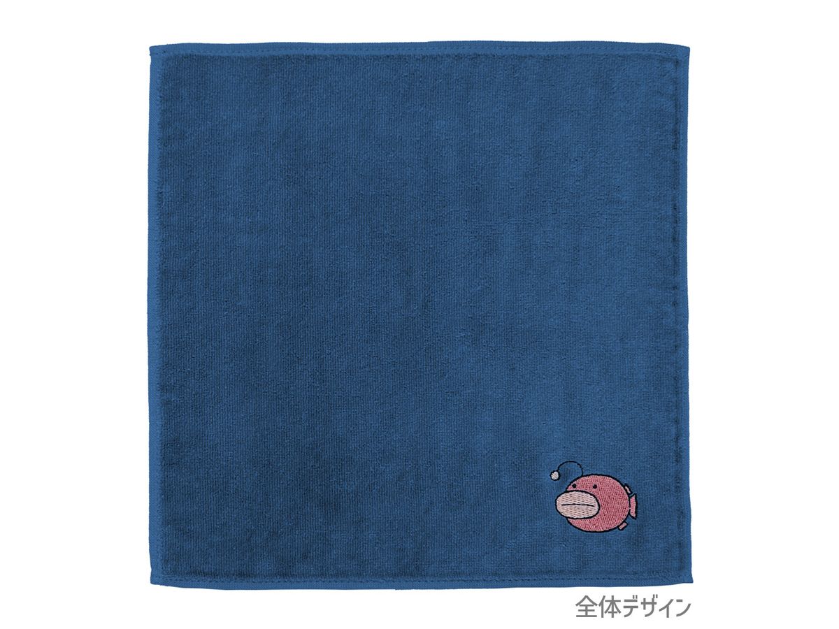 ガールズ & パンツァー 最終章: あんこうチーム 刺繍ハンドタオル / NAVY