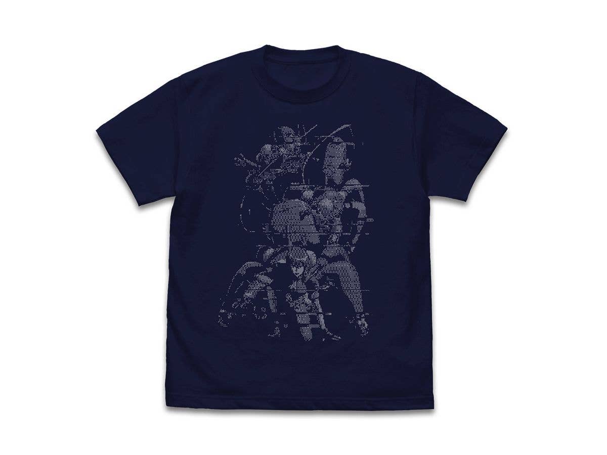 攻殻機動隊 STAND ALONE COMPLEX: 草薙素子 ピクセル Tシャツ / NAVY-M