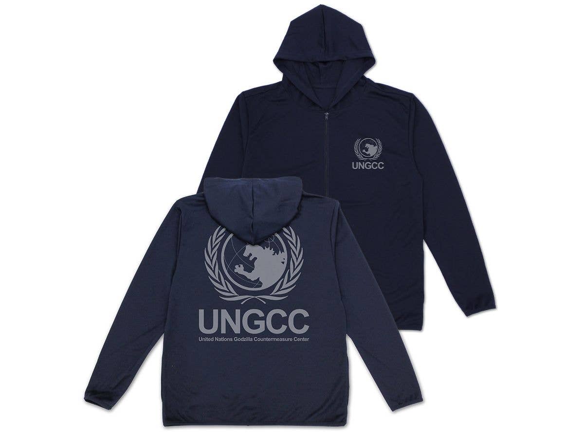 ゴジラ: 国連G対策センター 薄手ドライパーカー / NAVY-XXL