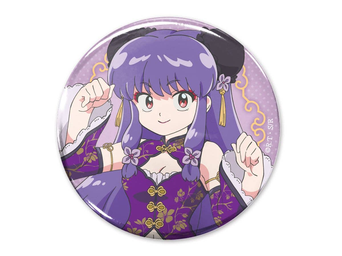 らんま1 / 2: 描き下ろし シャンプー 65mm缶バッジ チャイナ x アイドルVer.