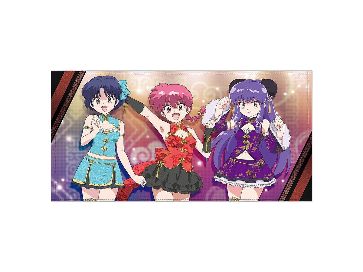 らんま1 / 2: 描き下ろし らんま・シャンプー・あかね 120cmビッグタオル チャイナ x アイドルVer.