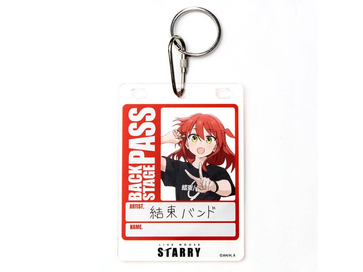 アニメ ぼっち・ざ・ろっく!: 喜多郁代 バックステージパス風アクリルキーホルダー