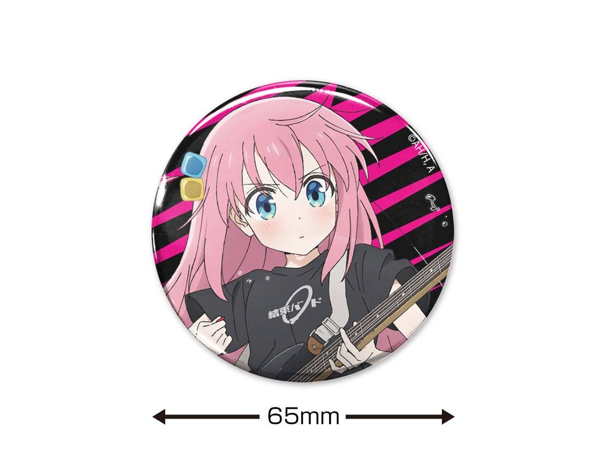 アニメ ぼっち・ざ・ろっく!: 後藤ひとり 65mm缶バッジ Playing the guitar Ver.