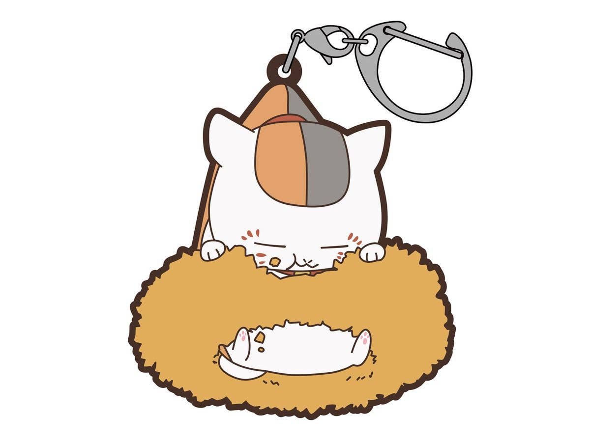 夏目友人帳: イカリングもぐもぐニャンコ先生 つままれ