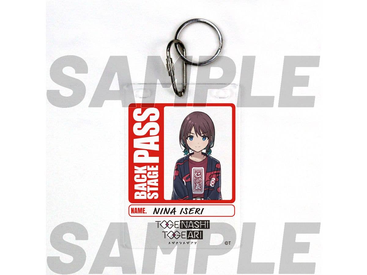 ガールズバンドクライ: 井芹仁菜 バックステージパス風 アクリルキーホルダー