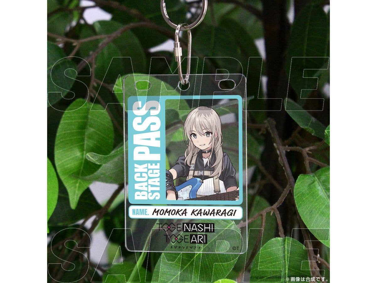 ガールズバンドクライ: 河原木桃香 バックステージパス風 アクリルキーホルダー