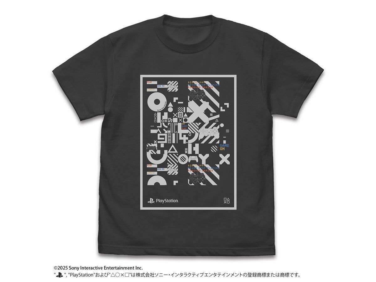 プレイステーション: Tシャツ for PlayStation Typographic LifeformsVer. / SUMI-M