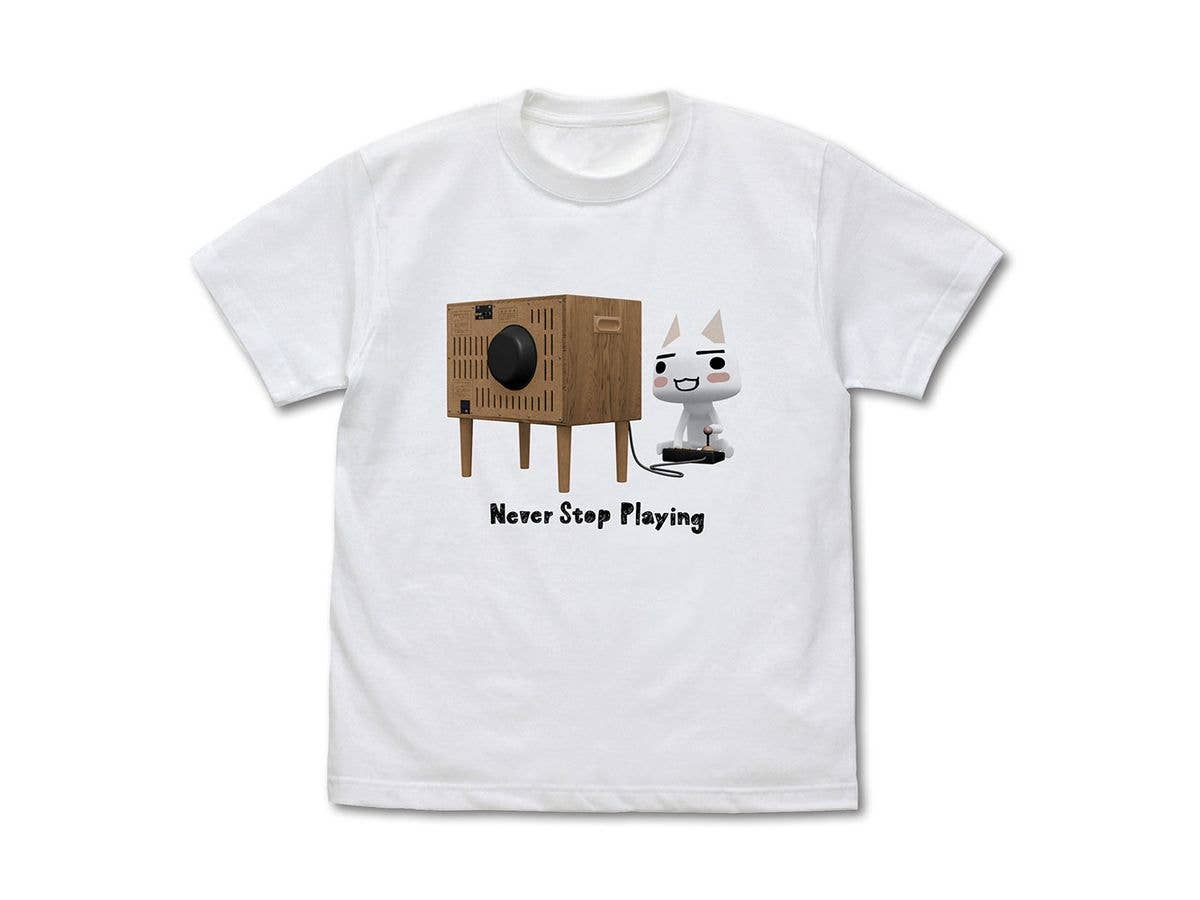 どこでもいっしょ: ゲームに夢中のトロ Tシャツ / WHITE-M