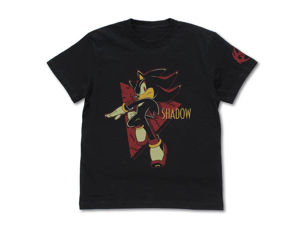ソニック・ザ・ヘッジホッグ: シャドウ レトロポップ Tシャツ / BLACK-S