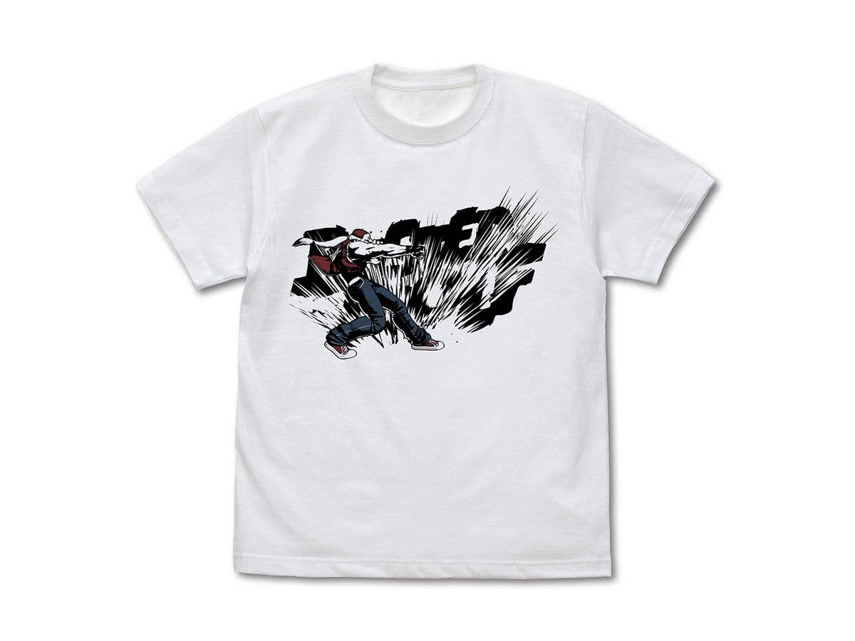 THE KING OF FIGHTERS XV: バスターウルフ Tシャツ / WHITE-L