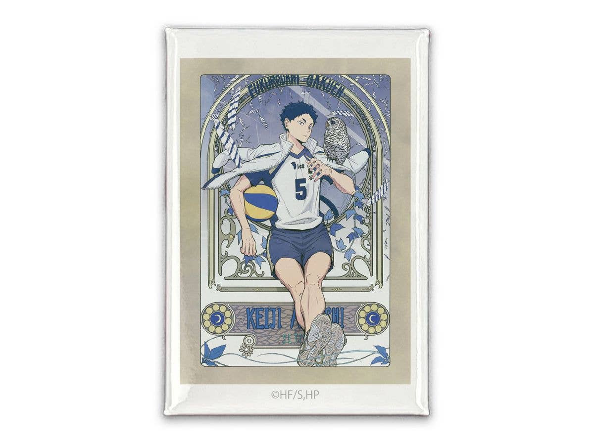 ハイキュー!!: 赤葦京治 スクエア缶バッジ 飛翔Ver.