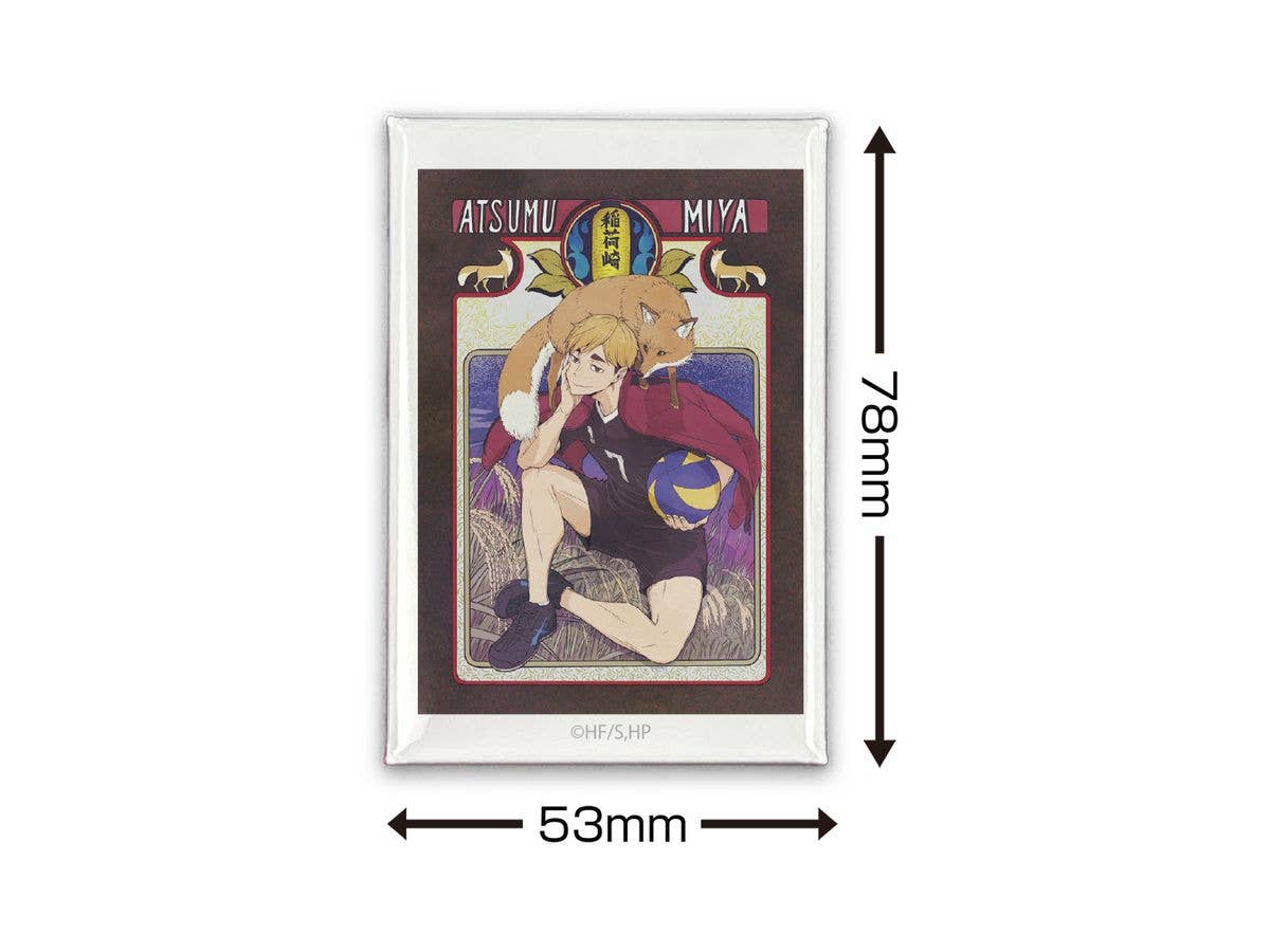 ハイキュー!!: 宮 侑 スクエア缶バッジ 飛翔Ver.