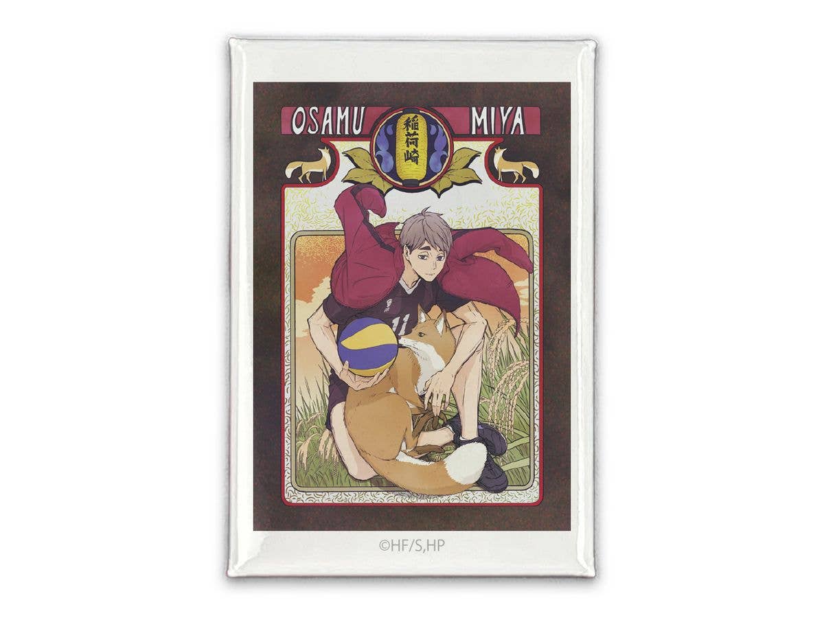 ハイキュー!!: 宮 治 スクエア缶バッジ 飛翔Ver.